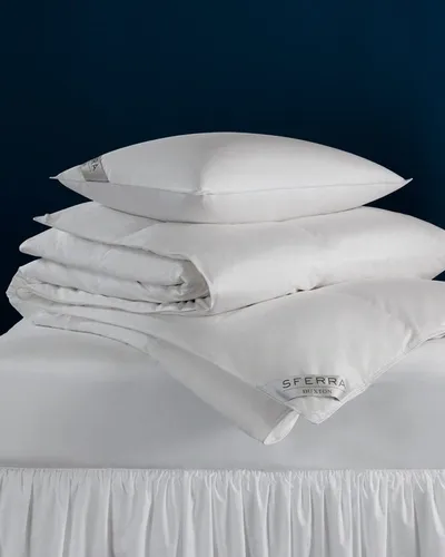 Sferra 600-fill European Down Medium Weight King Duvet In White