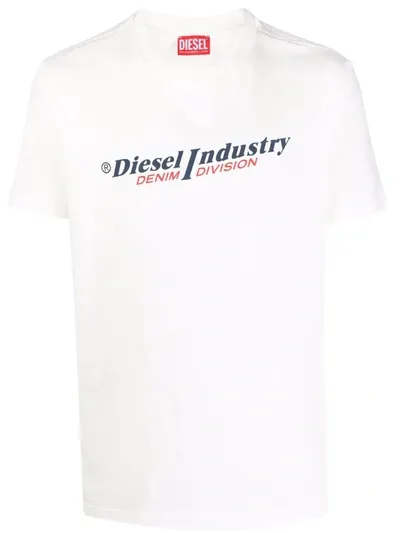 Diesel Kids' White T-diegor-ind T-shirt