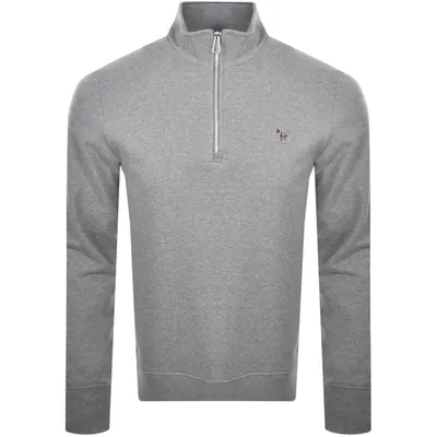 Paul Smith Ps By  Half Zip Sweatshirt Grey