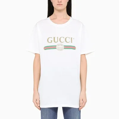 Gucci White T-shirt With Logo