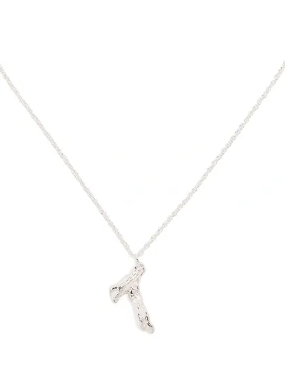 Loveness Lee T Alphabet Necklace In Silber