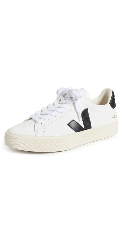 Veja Campo Sneakers In Extra White/black