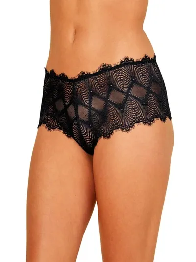 Cosabella Allure Lace Boyshorts In Black