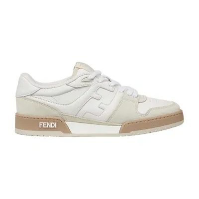 Fendi Match - Suede Low Tops In White