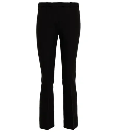 's Max Mara Fatina Cropped Flared Pants In Black