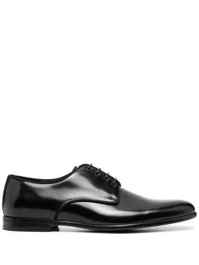 Dolce & Gabbana Lace-up Derby Shoes In Black