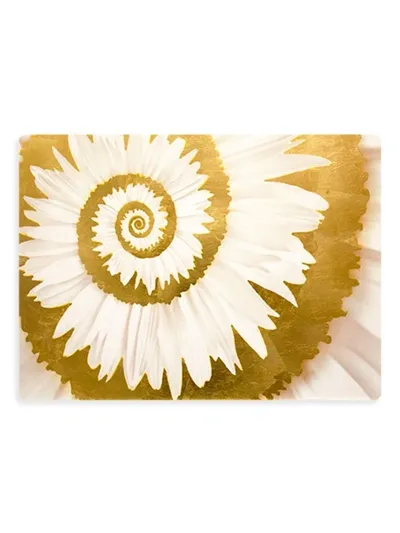 Nomi K Gold Flower Spiral Placemat