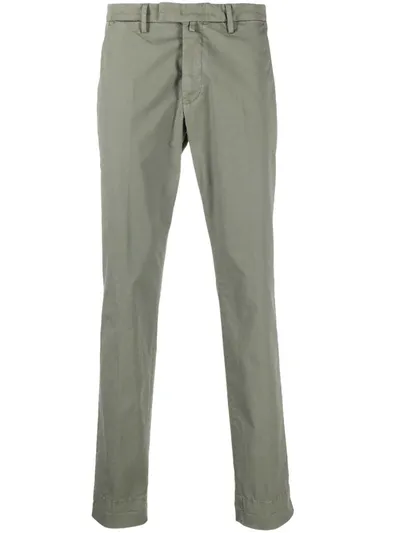 Briglia 1949 Slim-fit Chinos In Green