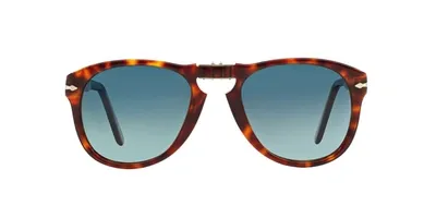 Persol 714 Round Frame Sunglasses In Multi