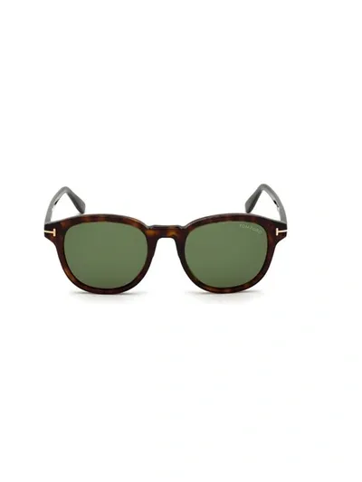 Tom Ford Eyewear Jameson Round In Brown