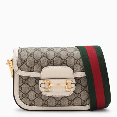 Gucci White Horsebit 1955 Mini Bag