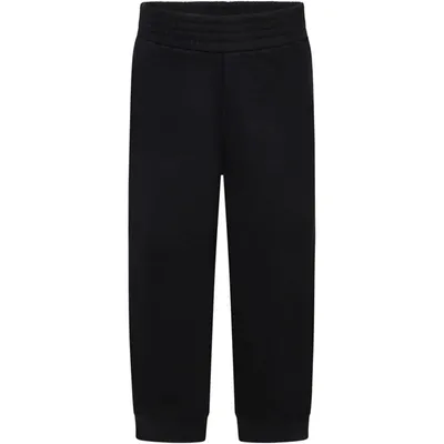 Mm6 Maison Margiela Black Sweatpant For Kids With Iconic Number