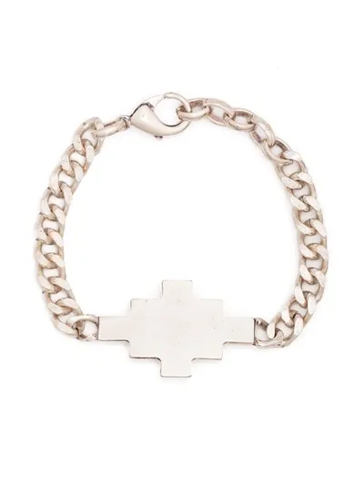 Marcelo Burlon County Of Milan Cross Chain Bracelet In Grey