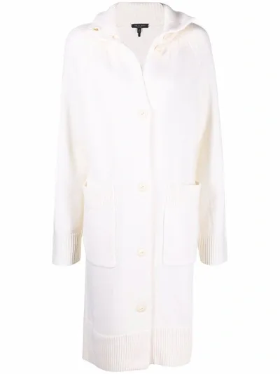 Rag & Bone Chunky-knit Long Cardigan In White