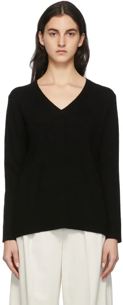 's Max Mara Black Wool & Cashmere Verona Sweater