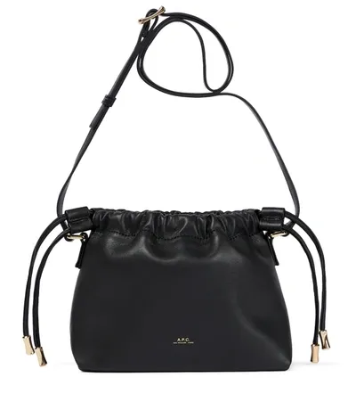 Apc Sac Ninon Mini Shoulder Bag In Black