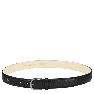 Longchamp Ceinture Femme Le Pliage In Black