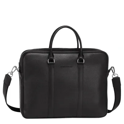 Longchamp Briefcase S Le Foulonné In Black