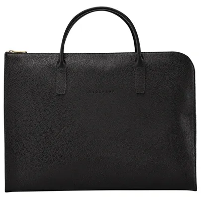 Longchamp Porte-documents S Le Foulonné In Black