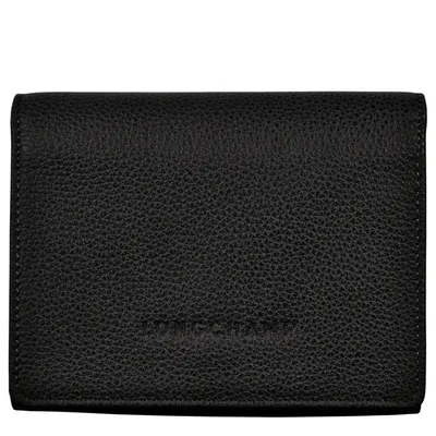 Longchamp Portefeuille Le Foulonné In Black