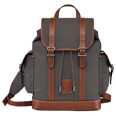 Longchamp Backpack Boxford In Brown