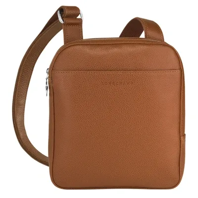 Longchamp Sac Bandoulière Xs Le Foulonné In Caramel