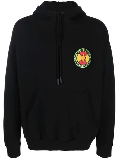 Marcelo Burlon County Of Milan Black County Park Hoodie