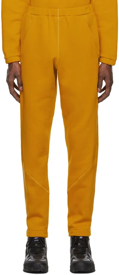 Saul Nash Yellow Twist Training Jogger Lounge Pants