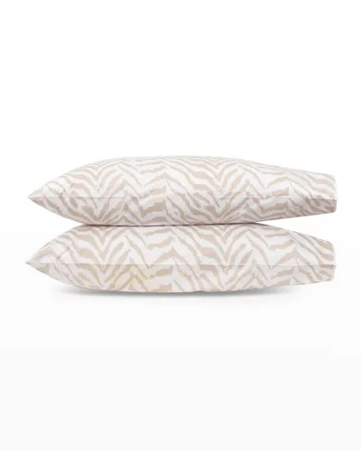 Matouk Quincy Standard Pillowcases, Pair In Sand