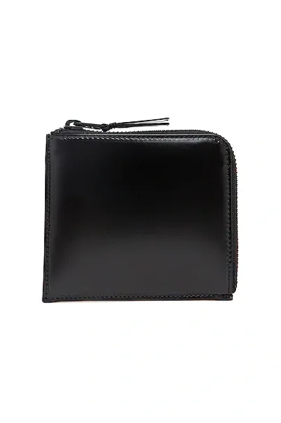 Comme Des Garçons 3/4 Zip Wallet In Black