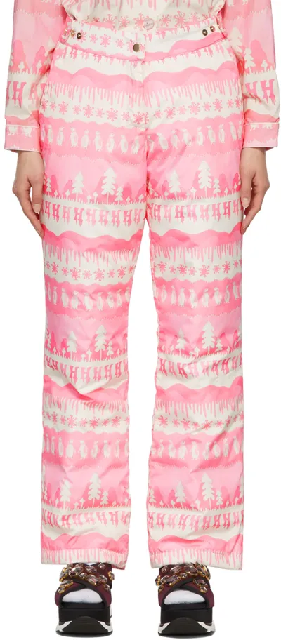 Helmstedt Pink Maisema Insulated Trousers In Pink Landsc