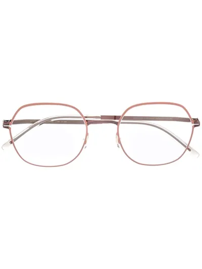 Mykita Kari Round-frame Glasses In Pink