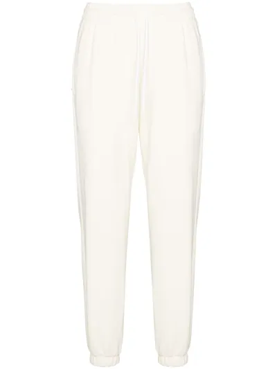 Wardrobe.nyc Drawstring Cotton Track Pants In White