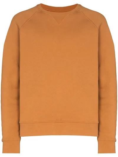 Organic Basics Sweatshirt En Coton Organique In Orange