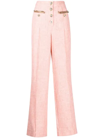 Alice Mccall Catalina High-waisted Tailored Trousers In Orange