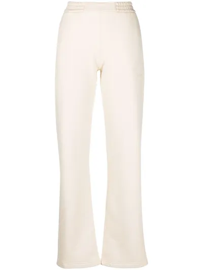 Off-white Diag Flared Track Pants In Neutrals