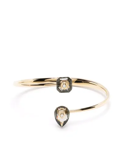 Swarovski Numina Crystal-embellished Bangle In Gold