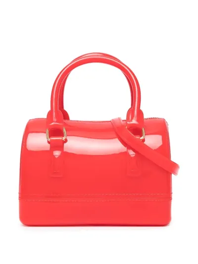 Monnalisa High-shine Finish Shoulder Bag In Rot