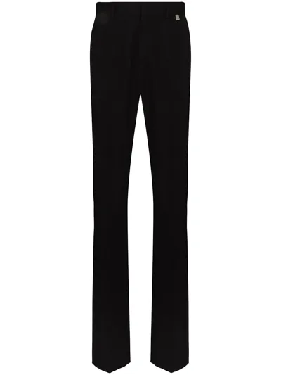 Alyx Tailored Grain-de-poudre Wool-blend Trousers In Black