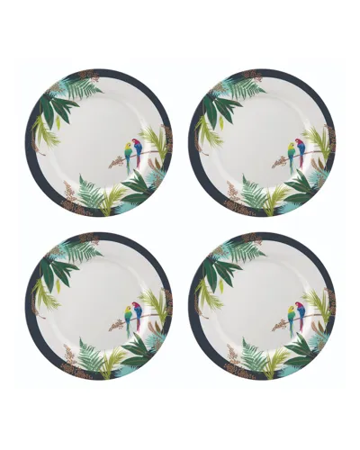 Portmeirion Parrot Melamine Dinner Plates, Set Of 4