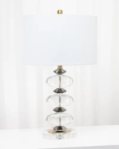 Couture Lamps Oval Crystal Table Lamp