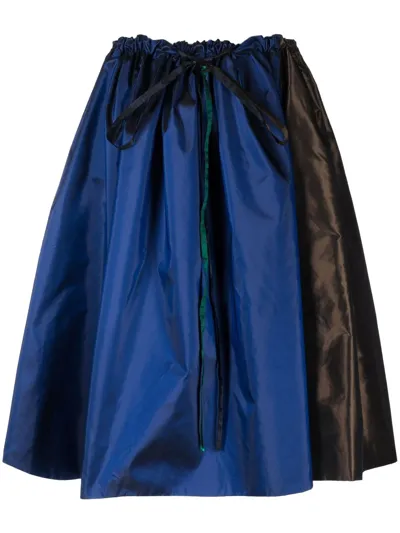 Daniela Gregis High-waist Midi Skirt In Blau