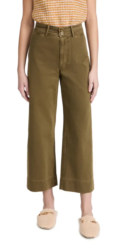 Apiece Apart Merida Pant In Olive In Green