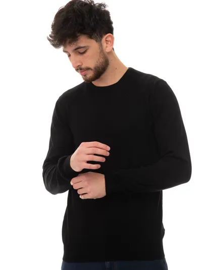 Gran Sasso Cashmere Pullover Black Cashmere Man