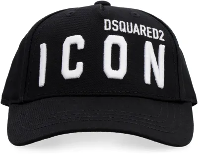 Dsquared2 Kids Cap For For Boys And For Girls In Black