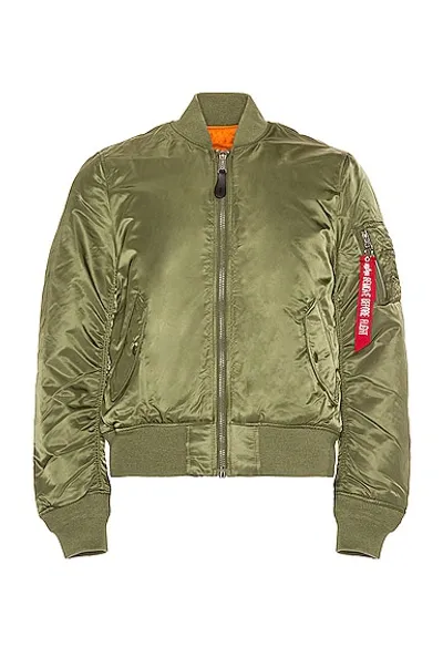 Alpha Industries Ma-1 Slim Fit In Sage