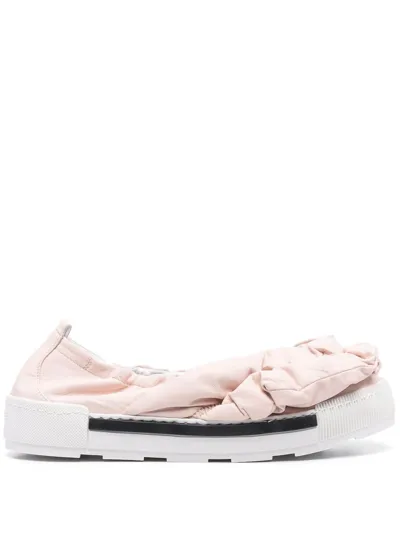 Vic Matie Rubber-sole Ballerina Shoes In Rosa