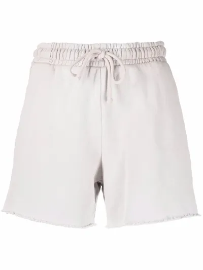 Cotton Citizen Brooklyn Drawstring Track Shorts In Neutrals