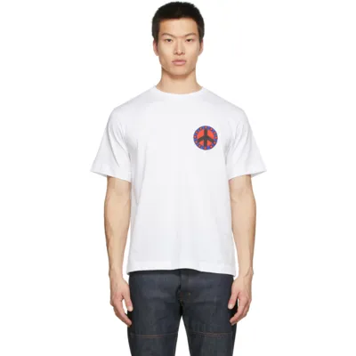 Etudes Studio Wonder Icon Organic Cotton T-shirt In Weiss