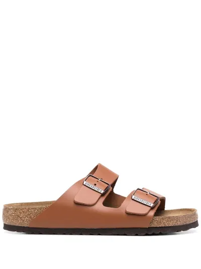 Birkenstock Arizona Leather Sandals In Brown